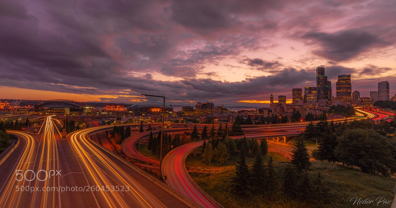 Sony a7R III sample photo. Sunset in seattle  photography