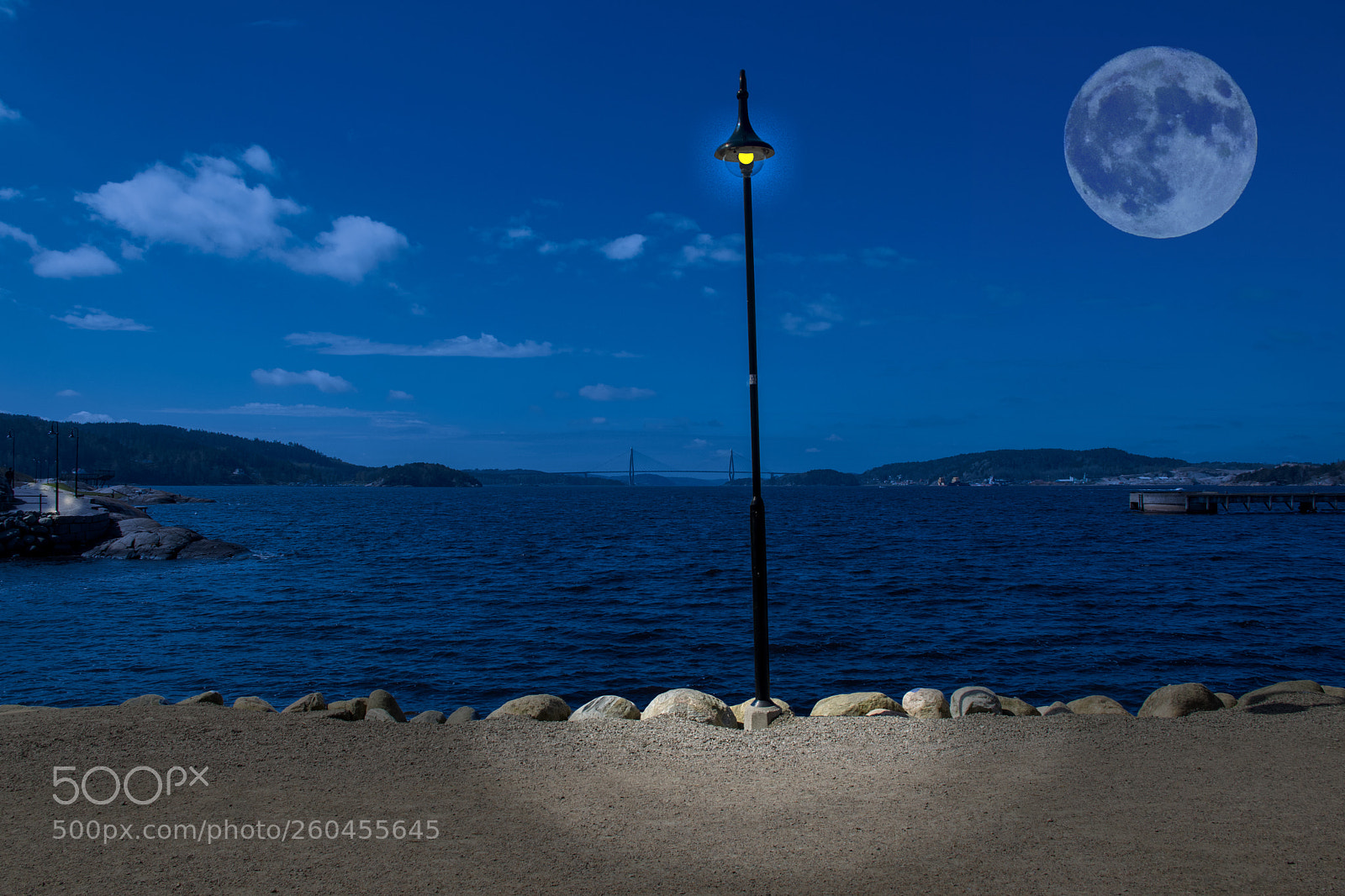 Nikon D5300 sample photo. Light and moon photography