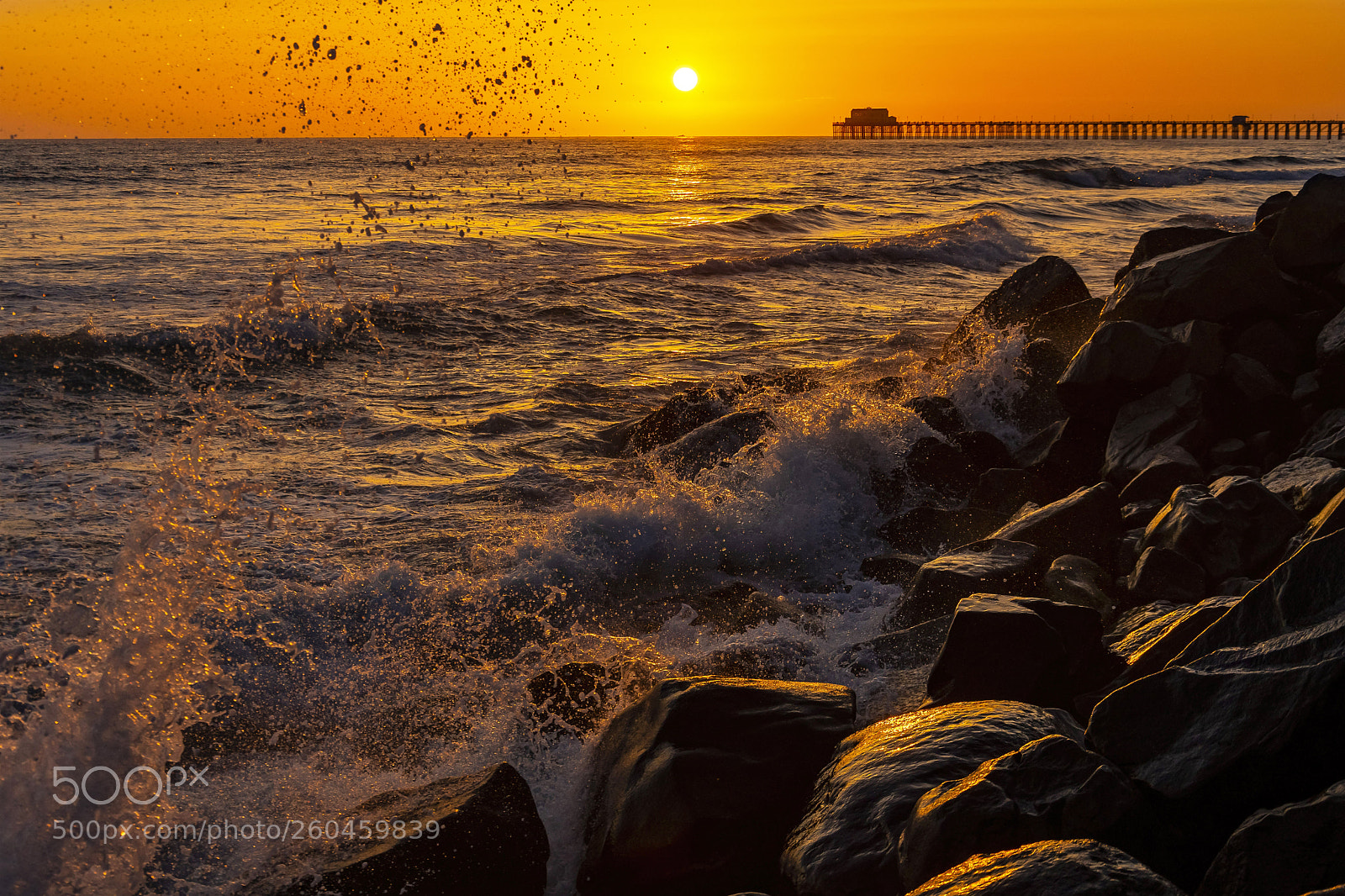 Nikon D500 sample photo. Sunset on the rocks photography