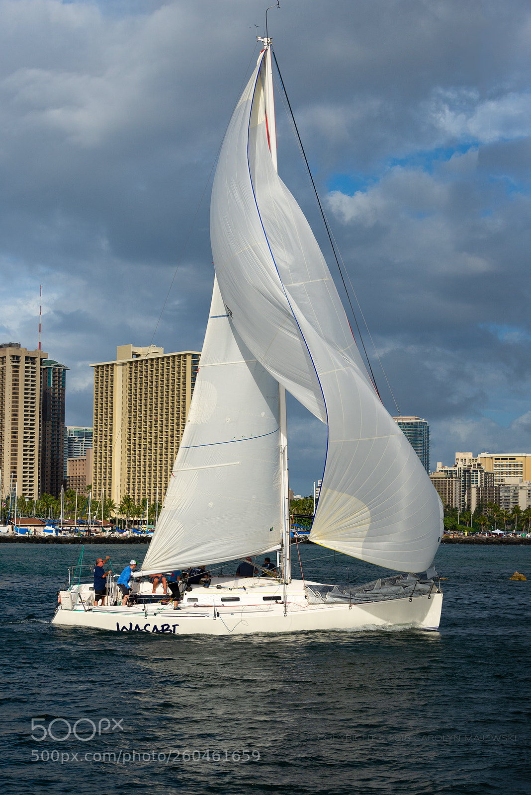Nikon D610 sample photo. Wasabi raises her spinnaker photography