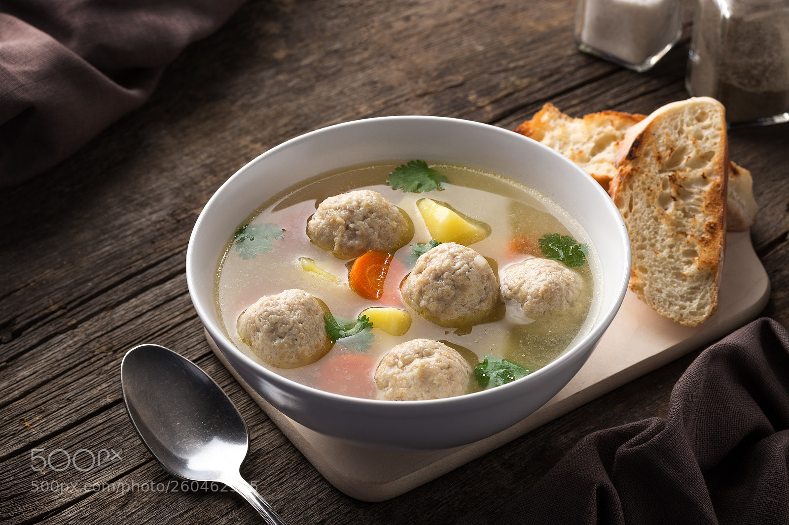 Canon EOS 6D sample photo. Soup with meatballs photography