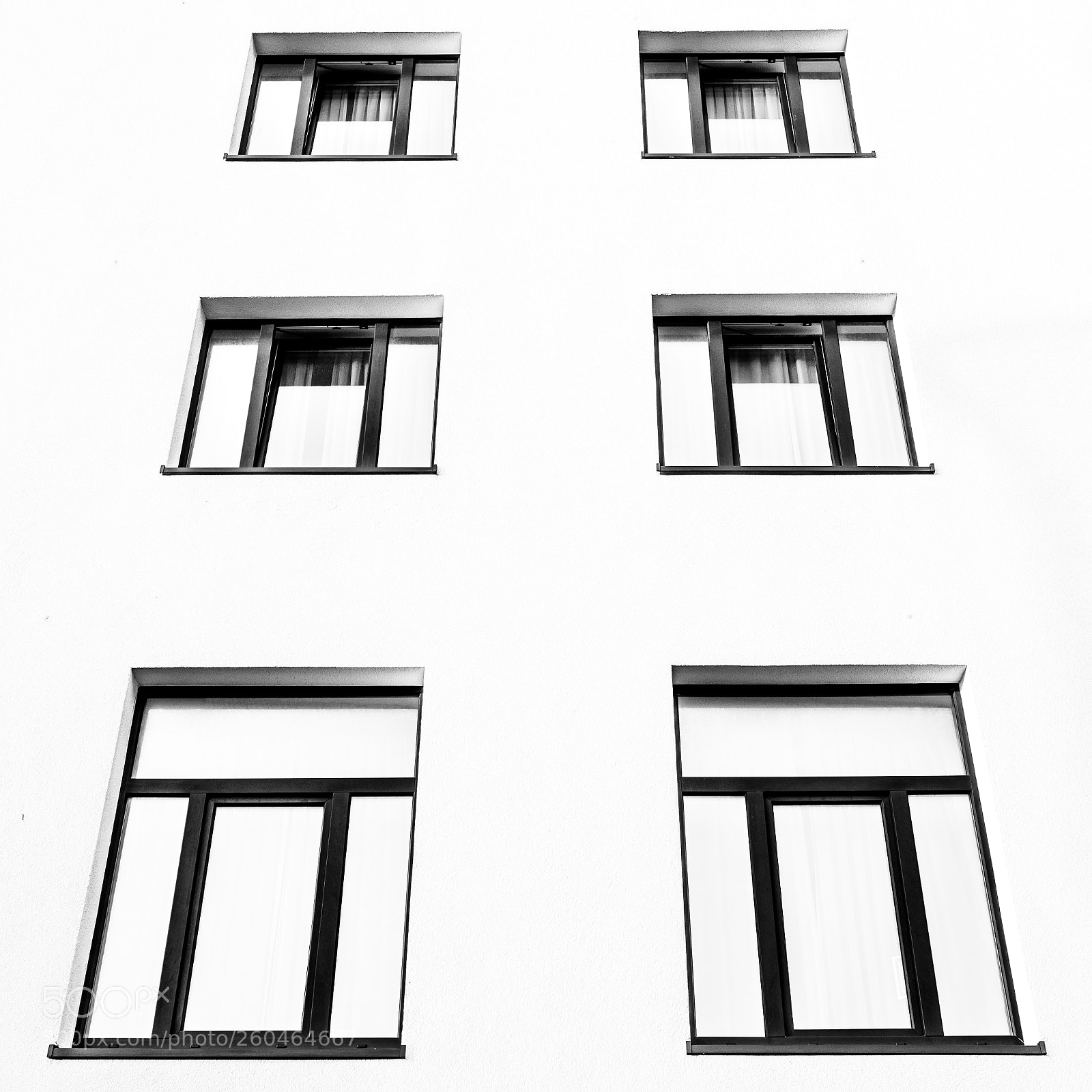 Nikon D810 sample photo. Black framed windows photography