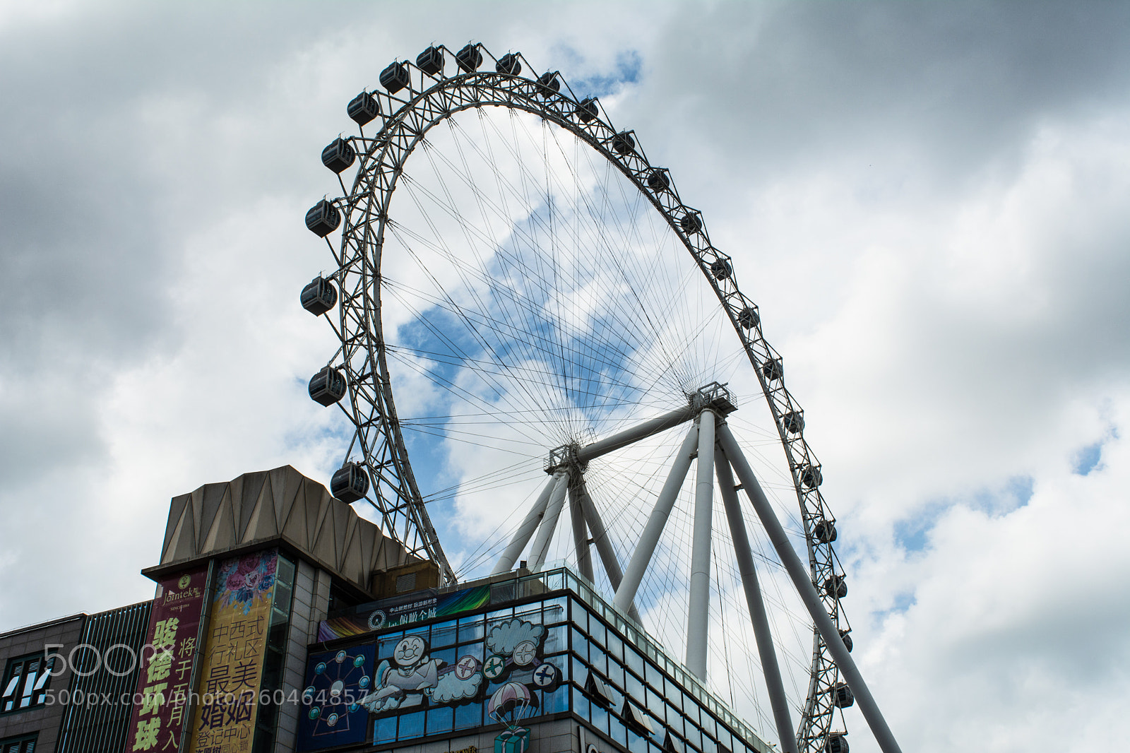 Nikon D5200 sample photo. Ferris wheel on a photography