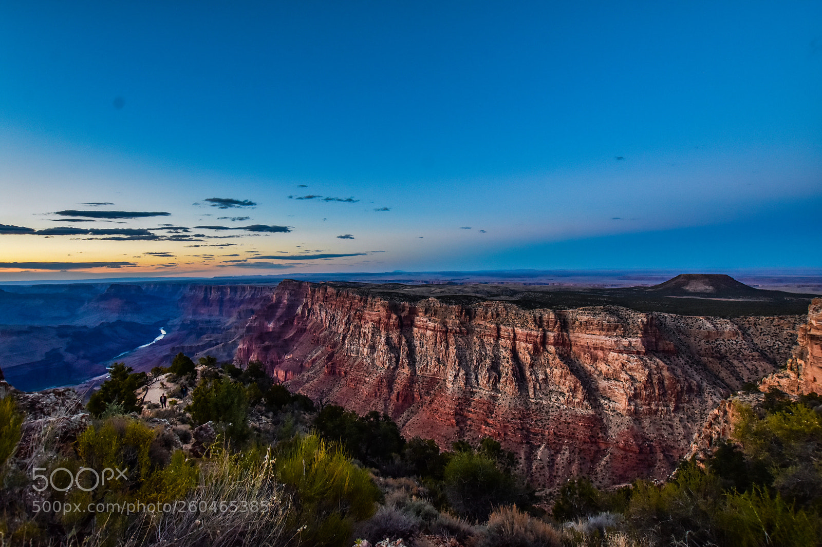 Nikon D7200 sample photo. Dusk at desert view photography