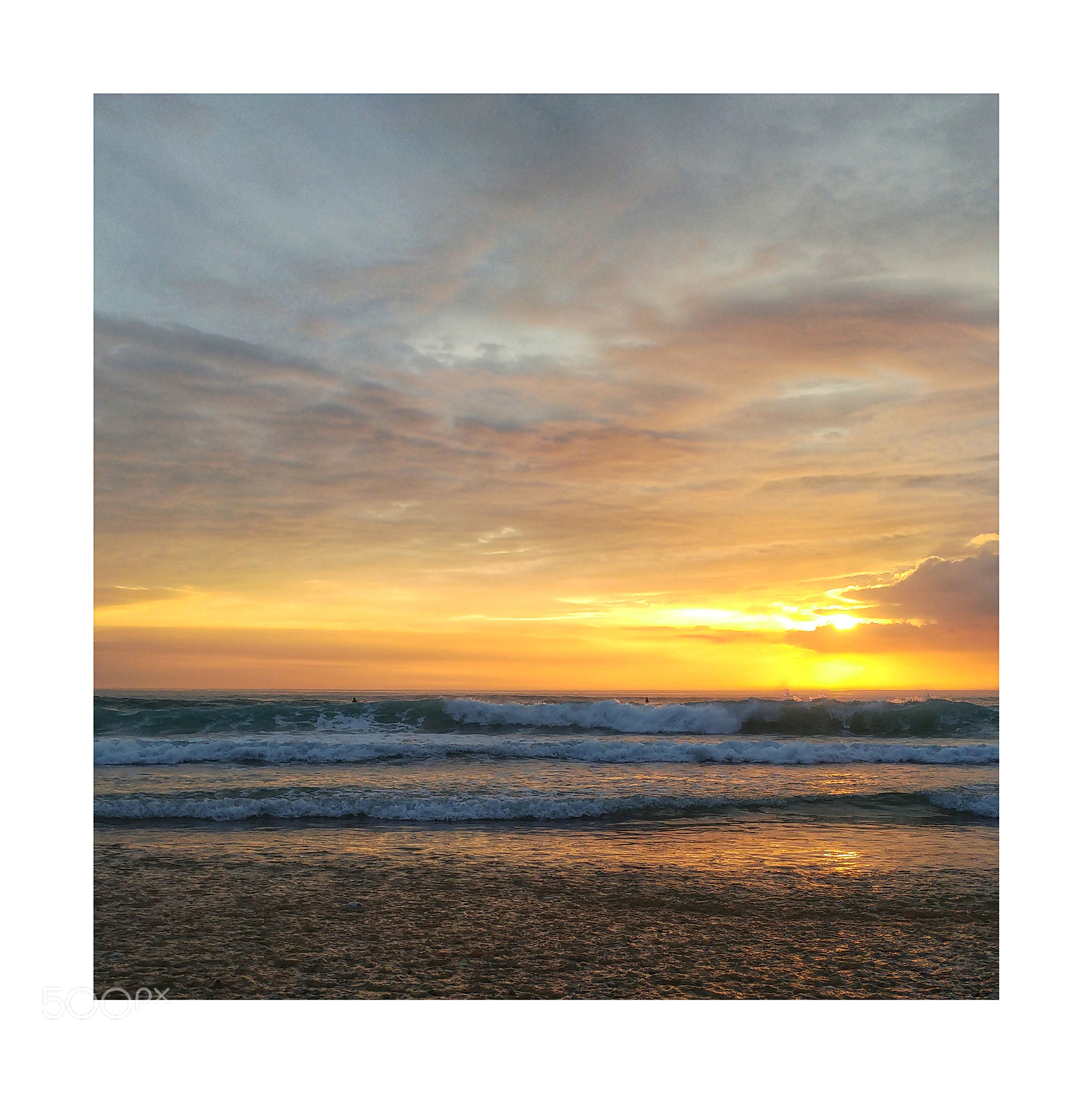 LG G5 sample photo. Fistral sunset photography