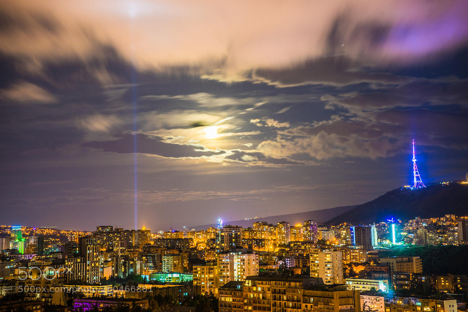 Sony a7 sample photo. Night sky over new photography