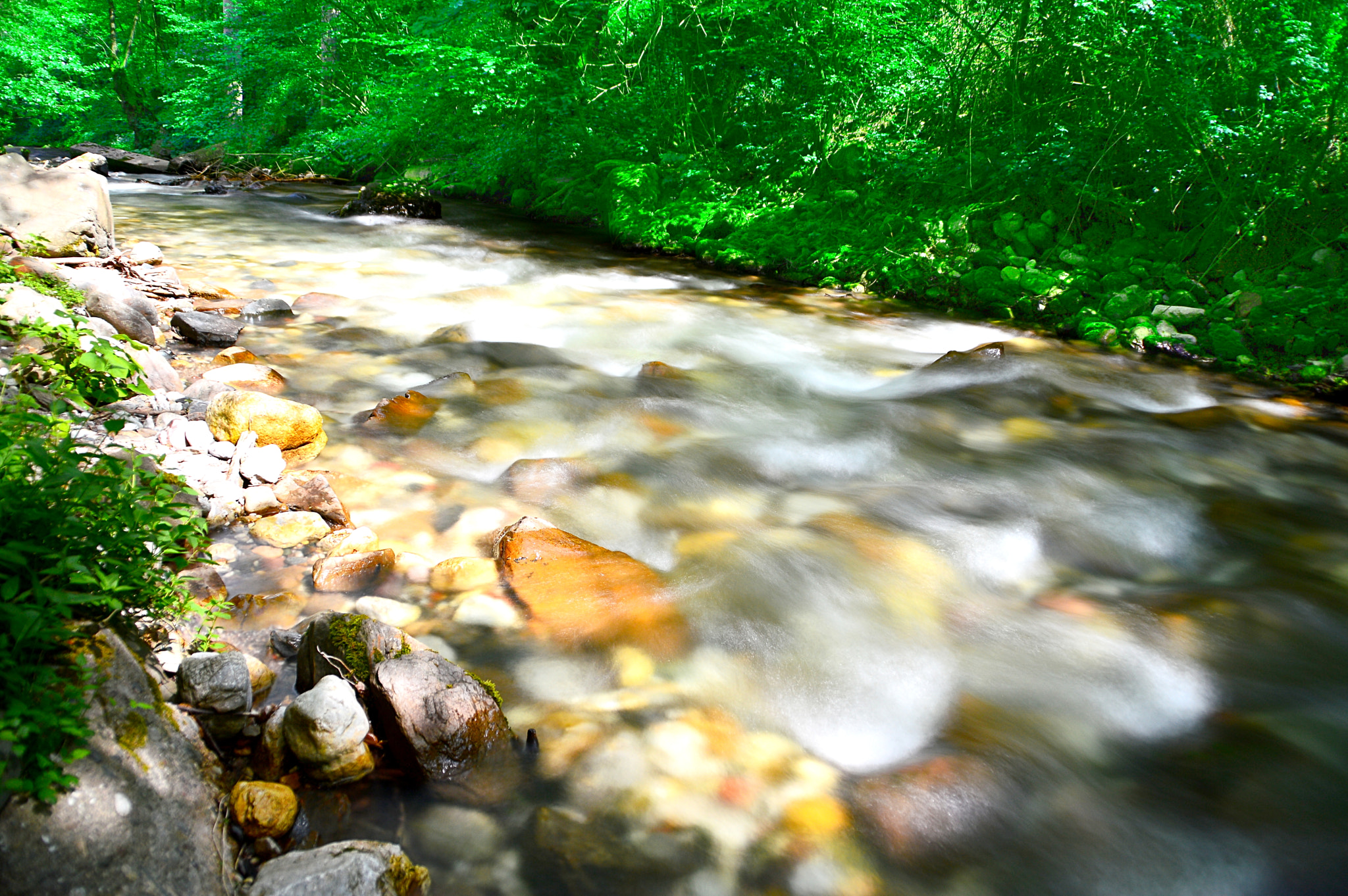 Nikon D3200 sample photo. River sutjeska photography