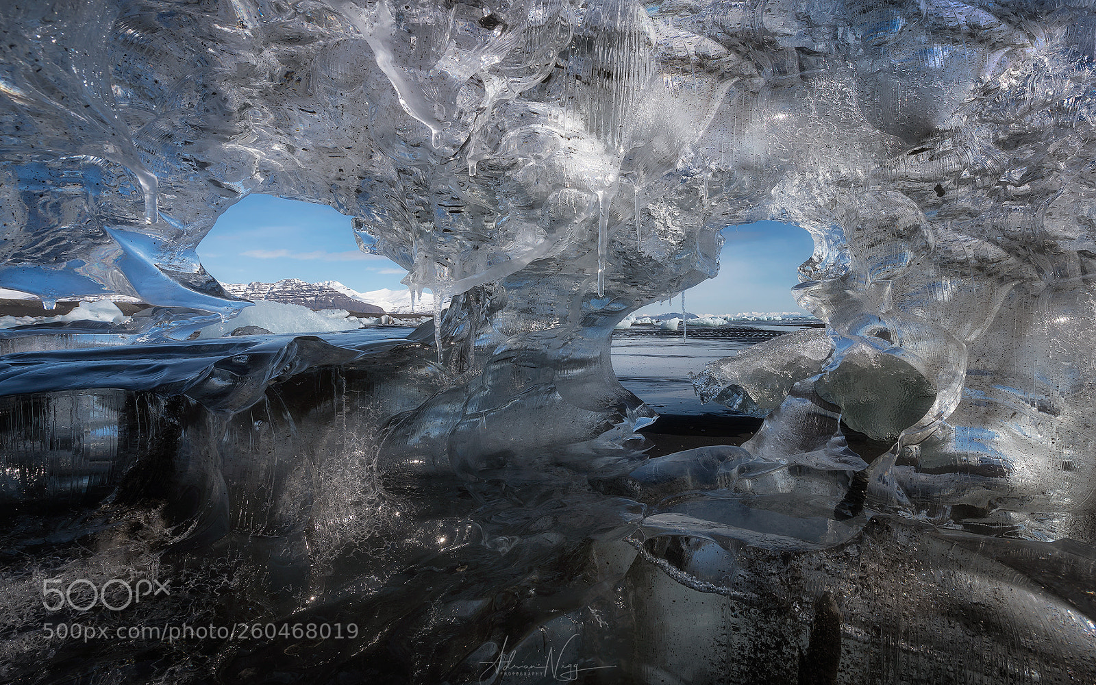 Nikon D750 sample photo. Diamond cave, iceland photography
