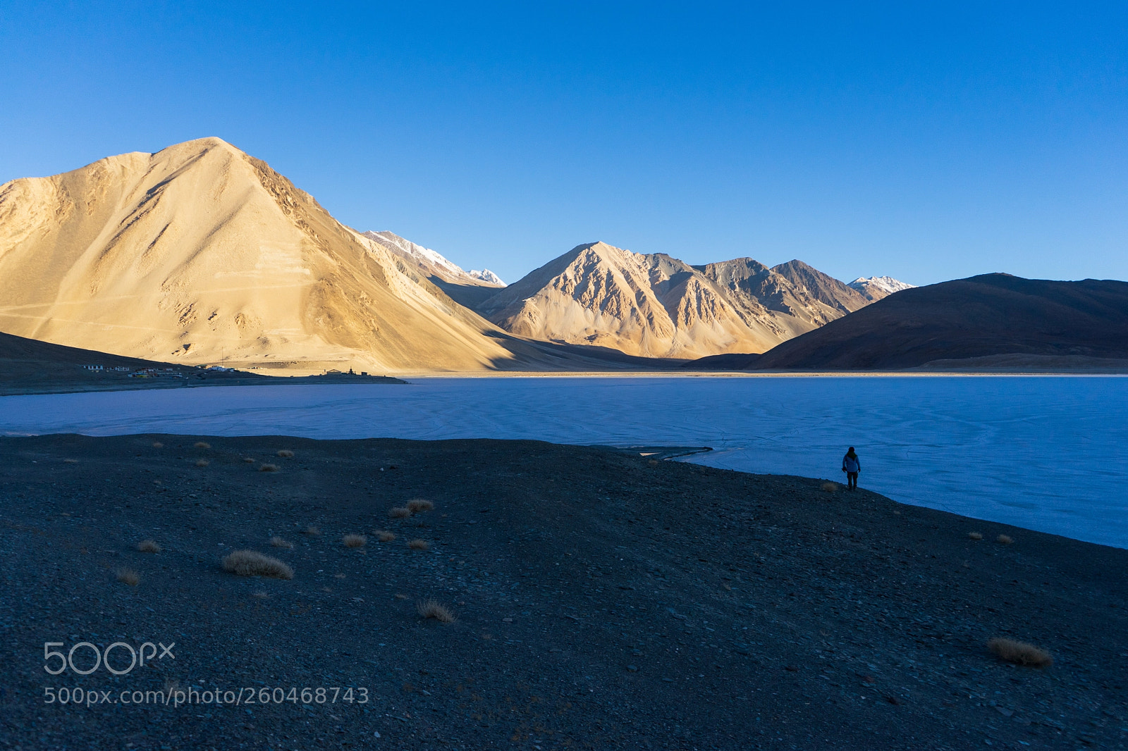 Sony a7 sample photo. Sunrise at pangong tso photography