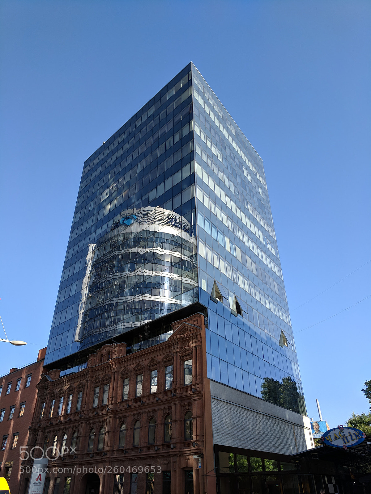 Google Pixel sample photo. Office building photography