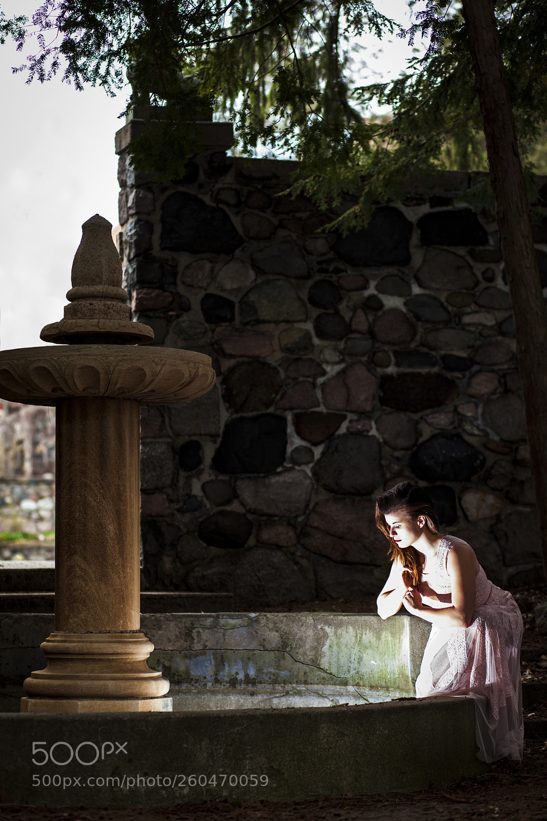 Canon EOS 5D Mark II sample photo. Into the fountain photography