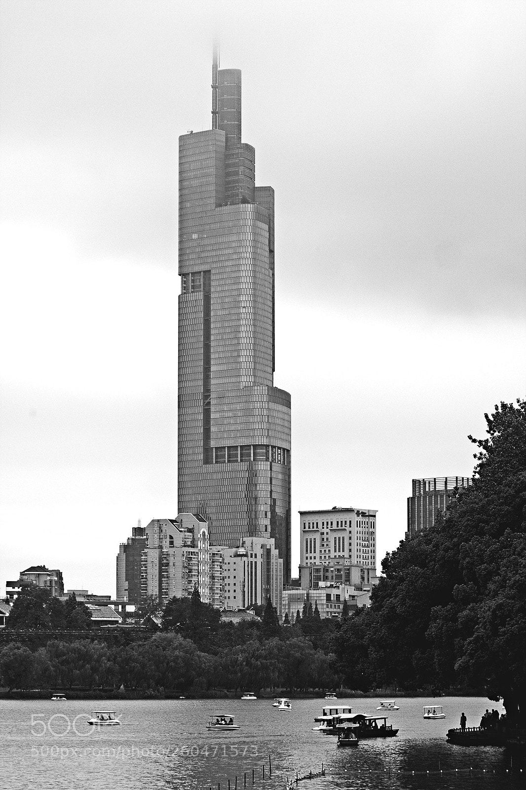 Canon EOS 40D sample photo. Zifeng tower 紫峰大厦 photography