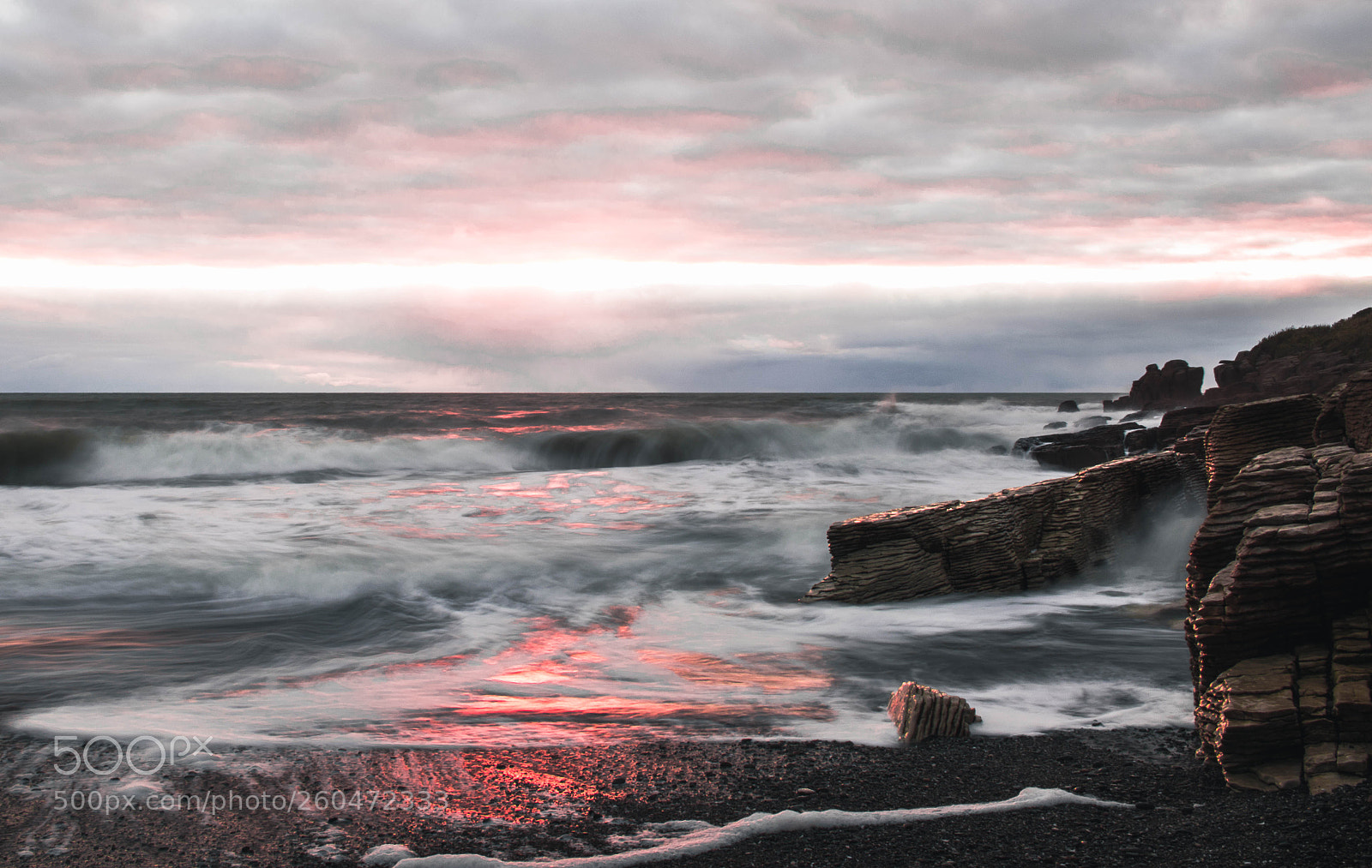 Nikon D5500 sample photo. Sunset in punakaiki photography