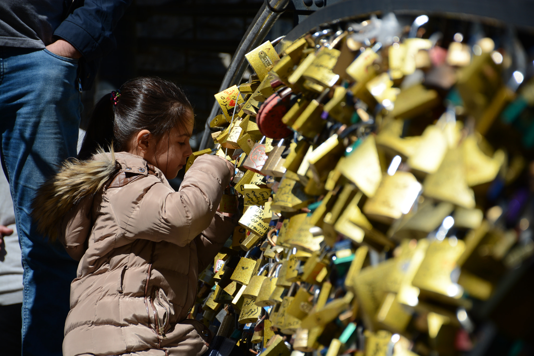 Nikon D7100 sample photo. Love lock photography