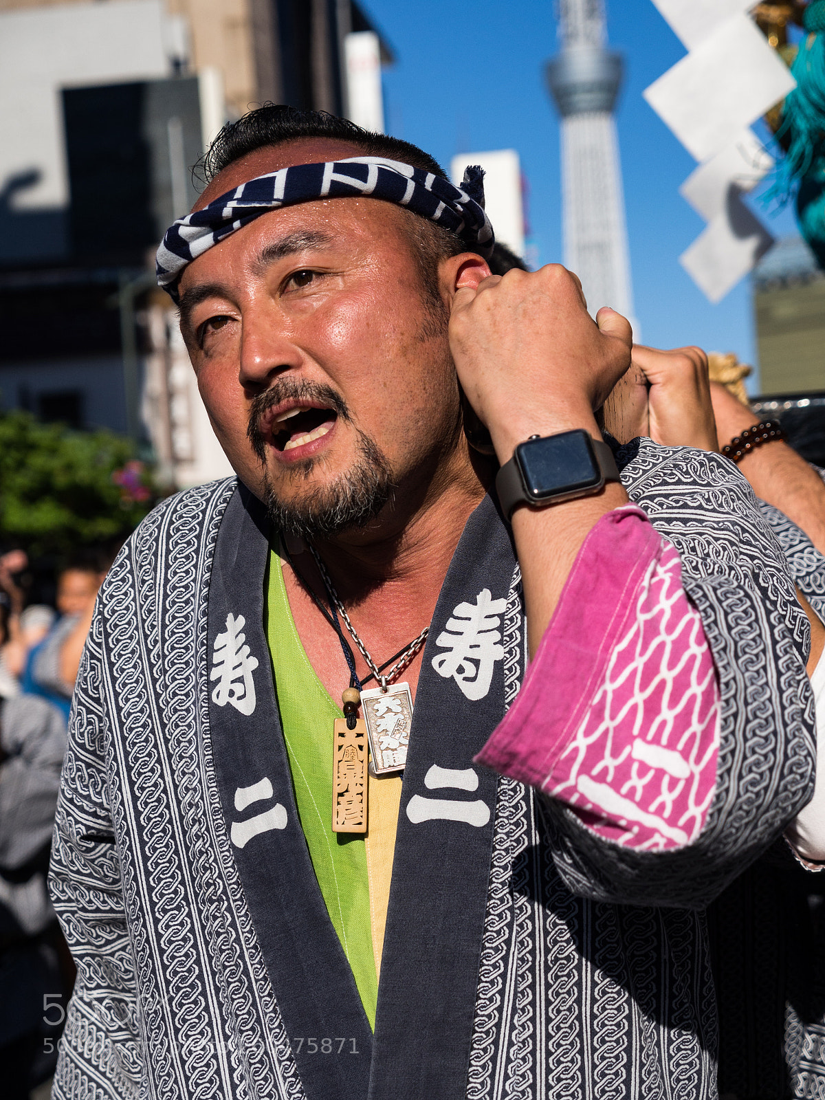 Olympus OM-D E-M10 II sample photo. Sanja matsuri in japan photography