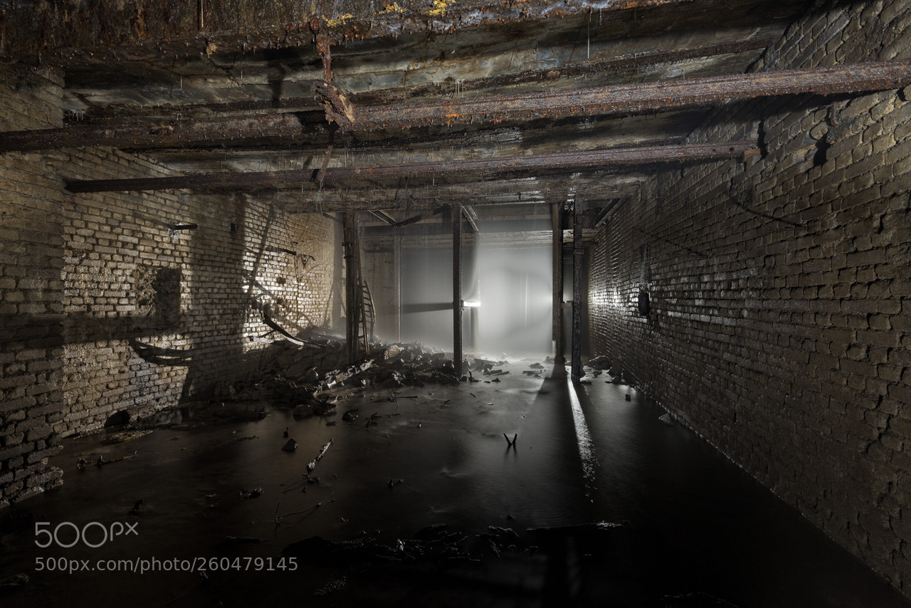 Nikon D600 sample photo. Water curtain inside shaft photography