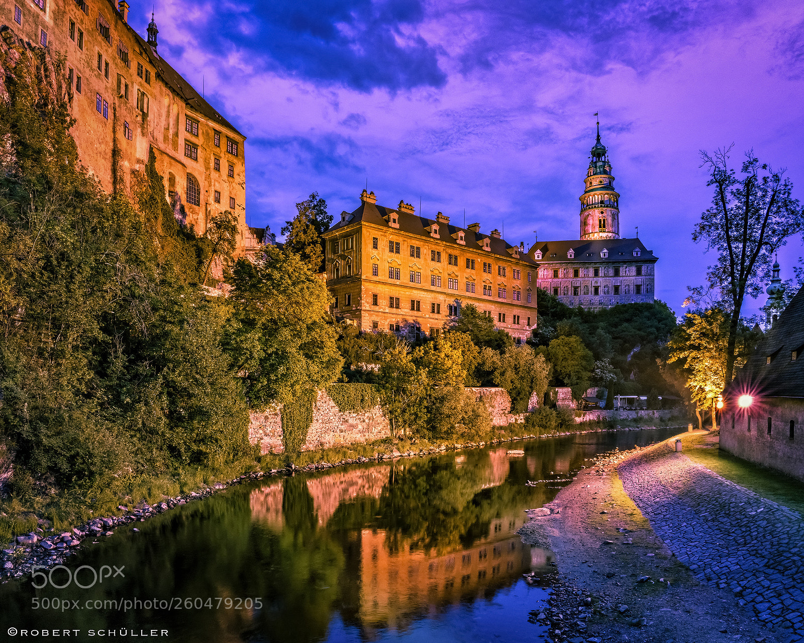 Sony a7R III sample photo. Krumlov castle and river photography