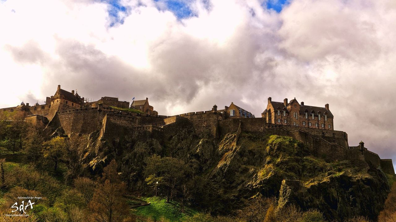 Sony DT 18-135mm F3.5-5.6 SAM sample photo. Edingburg castle in schottland photography