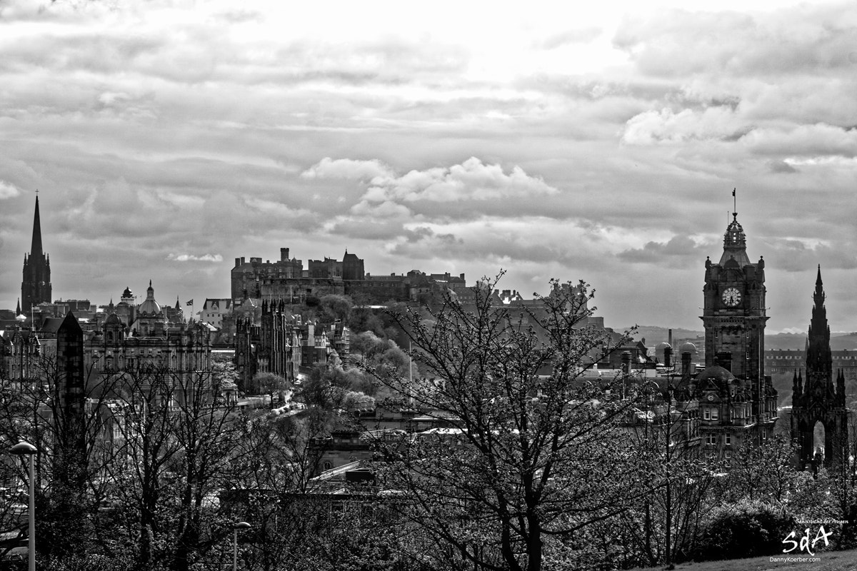 Sony DT 18-135mm F3.5-5.6 SAM sample photo. Edingburg castle and endingburgh city photography