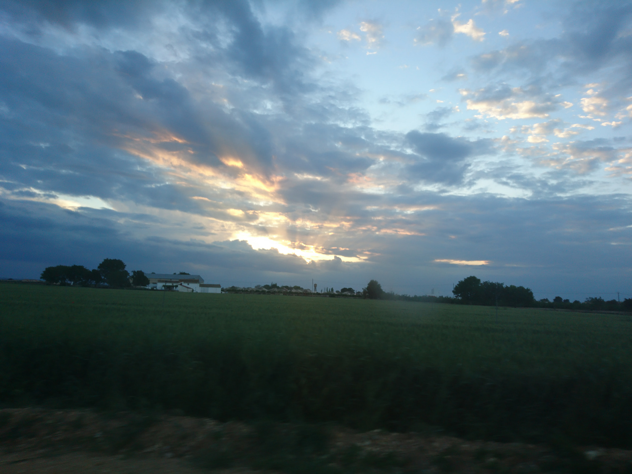 Sony Xperia X sample photo. Sunset with god photography