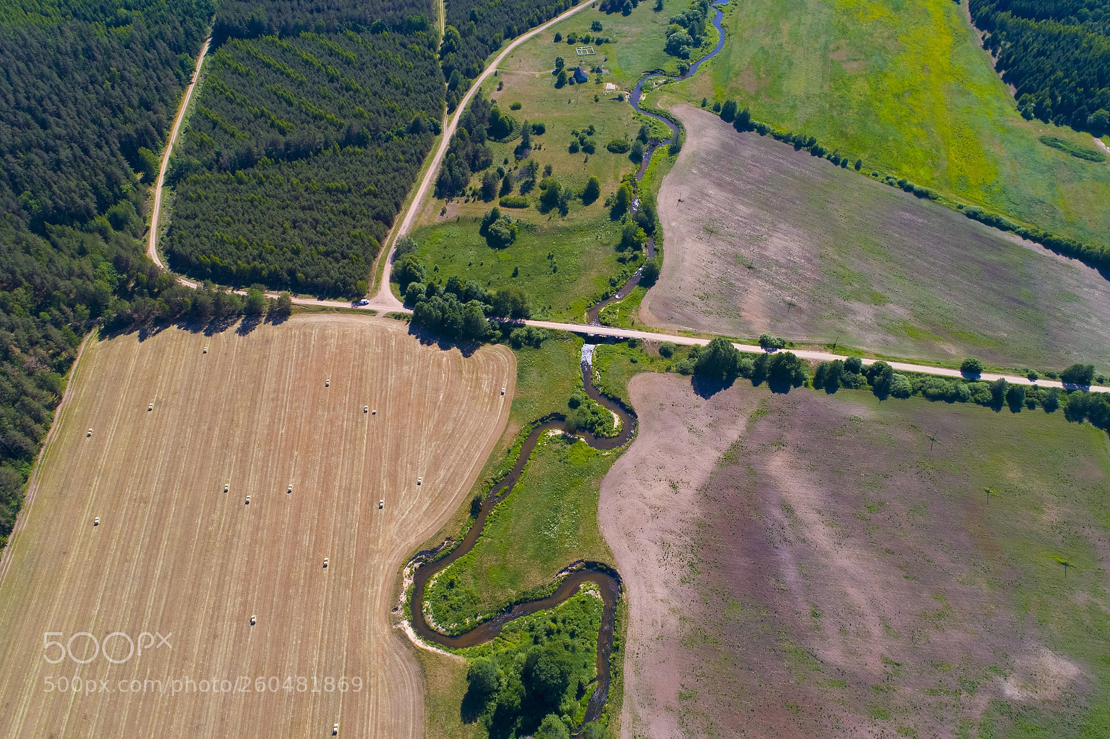 DJI FC6310 sample photo. Dji Мост через реку photography