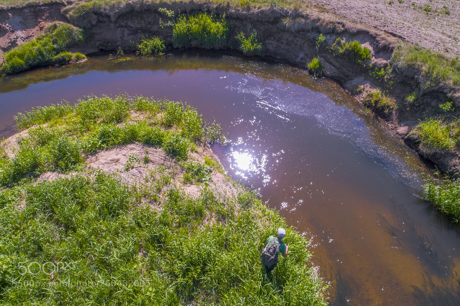 DJI FC6310 sample photo. Dji Речная петля photography
