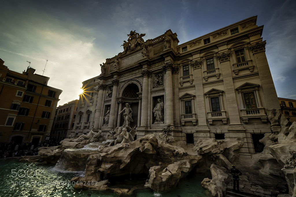 Nikon D750 sample photo. Trevi fountain photography