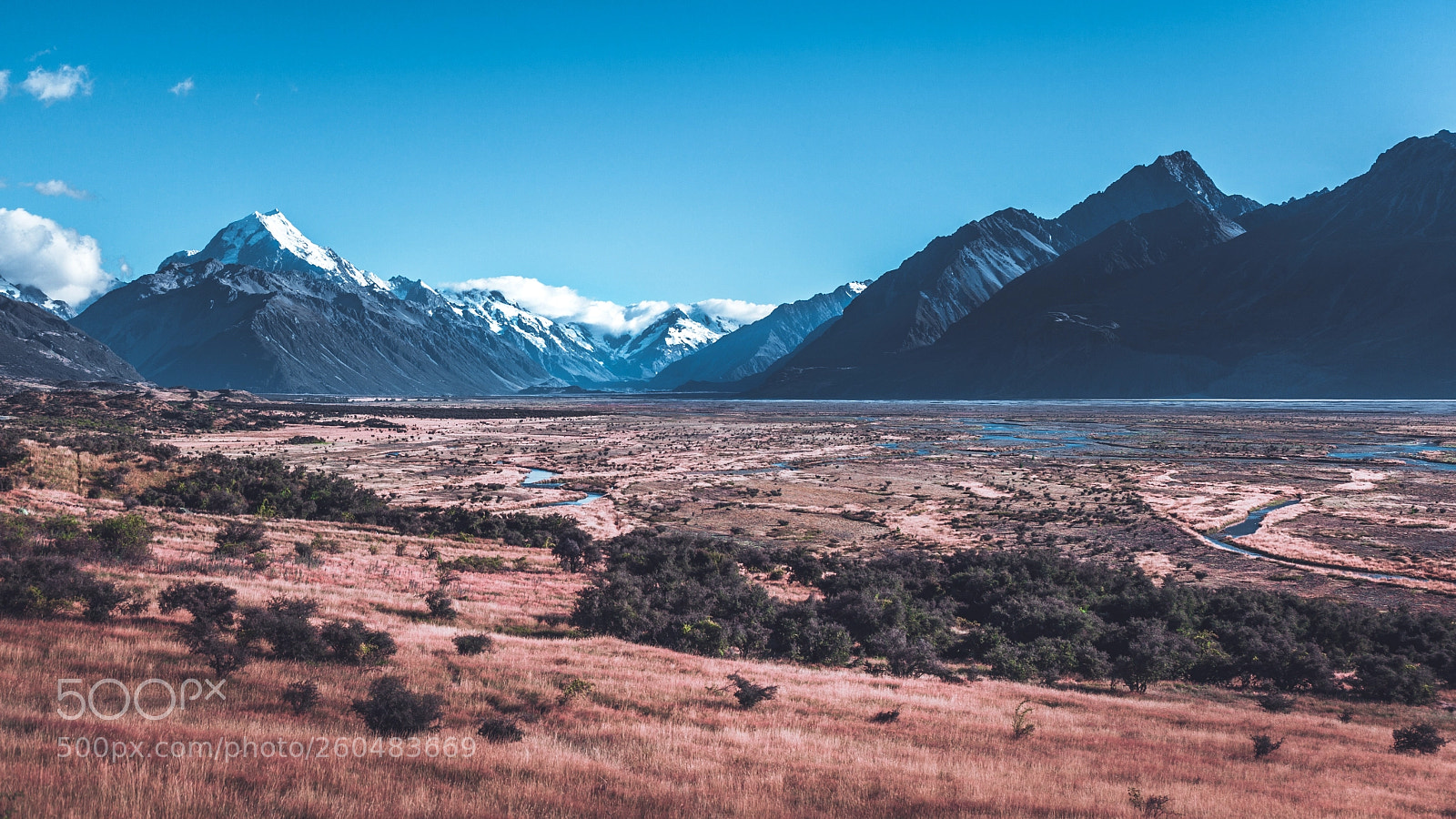 Canon EOS 5D Mark II sample photo. Mount cook's valley photography