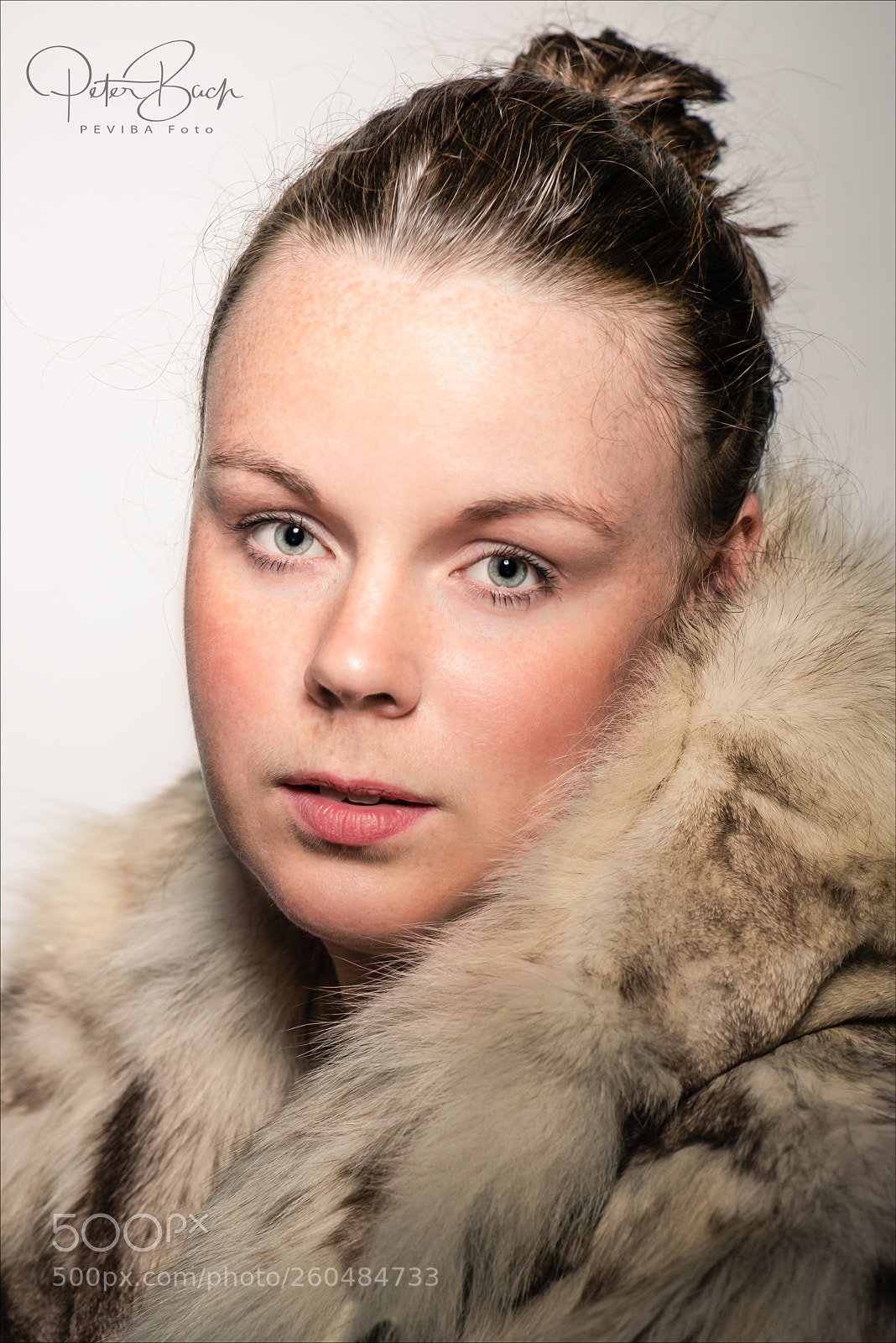 Nikon D800 sample photo. Fashion girl in fur photography