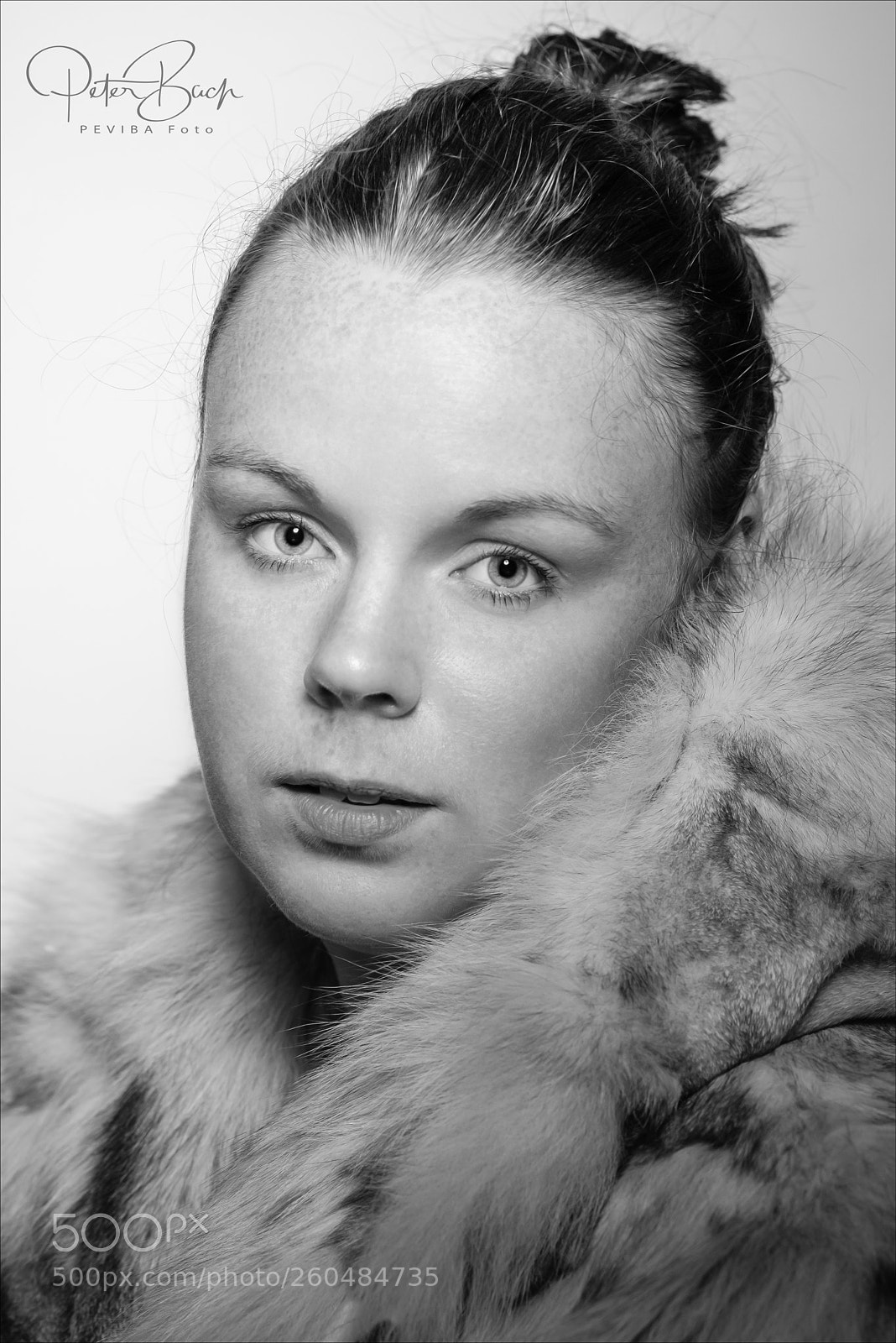Nikon D800 sample photo. Fashion girl in fur photography