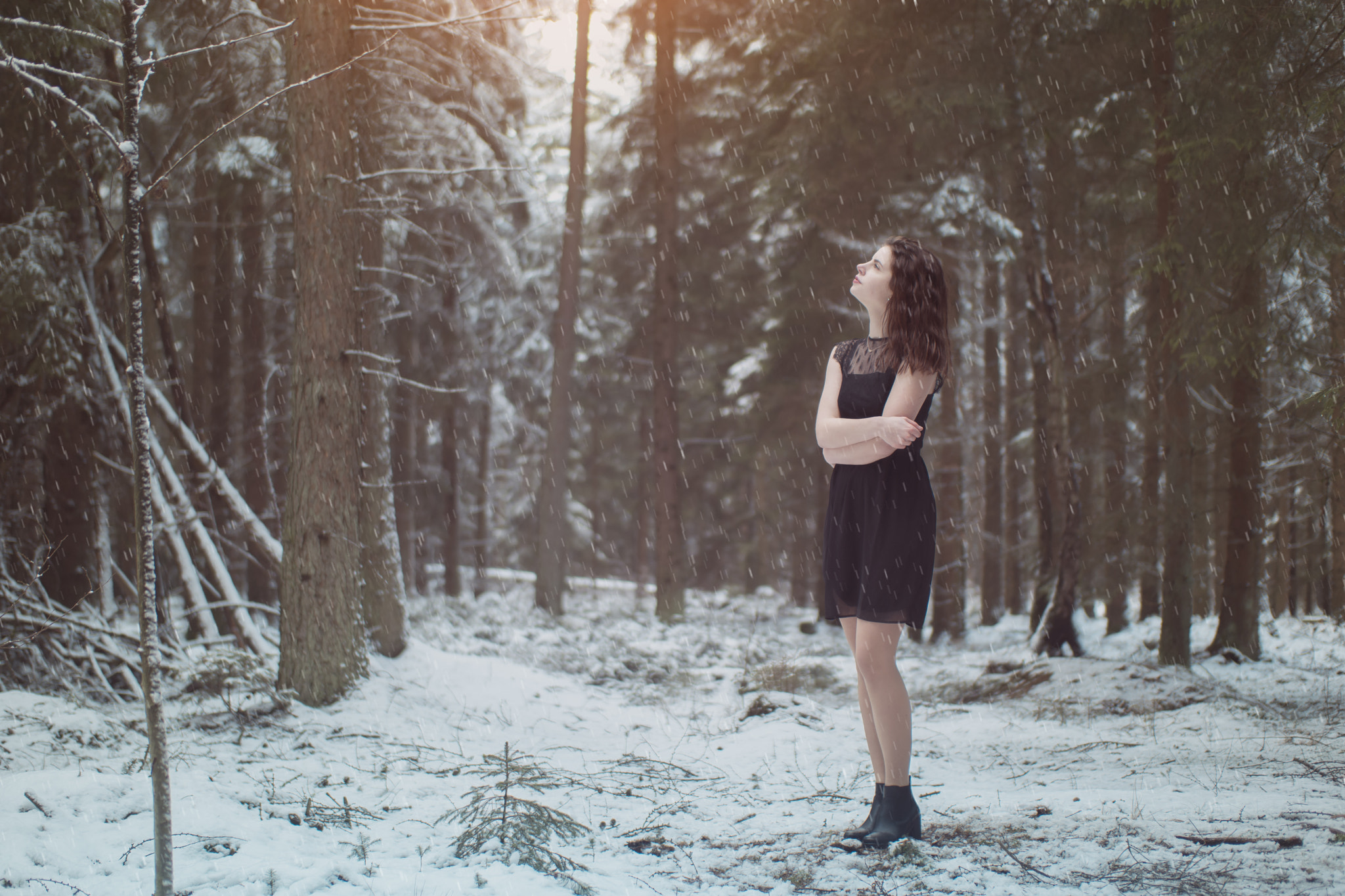 Samsung NX1 sample photo. Dancing in the snow. photography