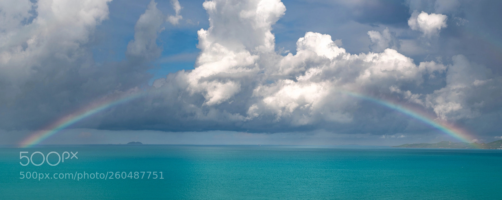 Nikon D500 sample photo. Rainbow over koh lin photography