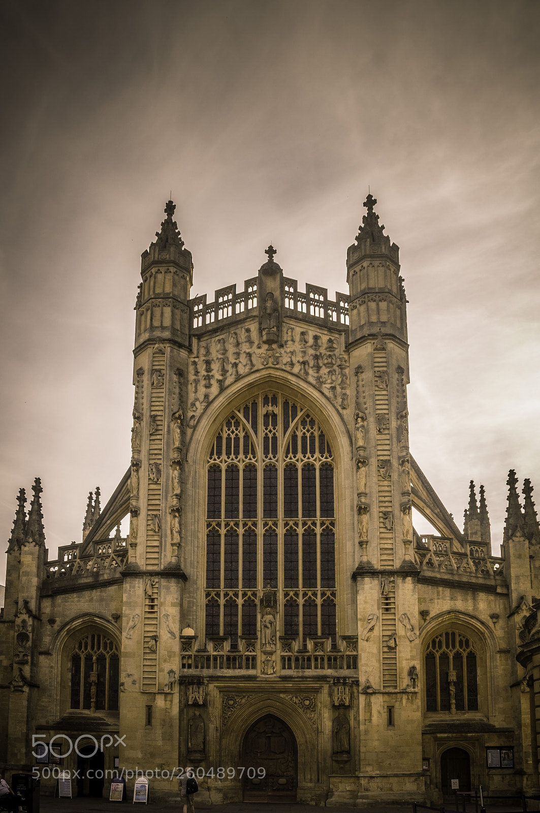 Nikon D90 sample photo. Bath abbey photography