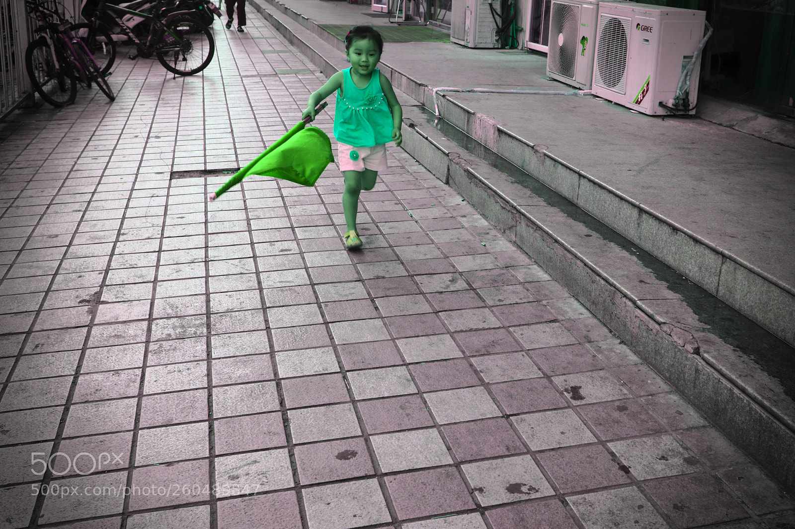 Fujifilm X100F sample photo. Running girl photography