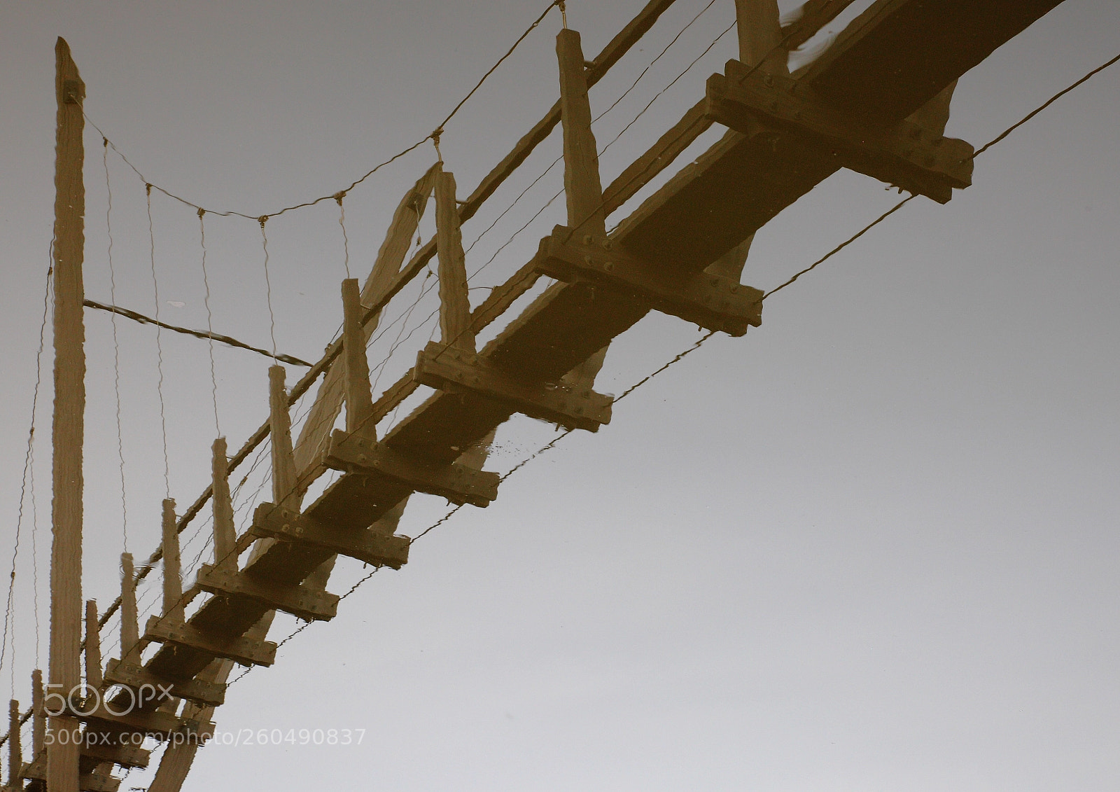 Canon EOS 5D Mark II sample photo. Mirrored bridge photography