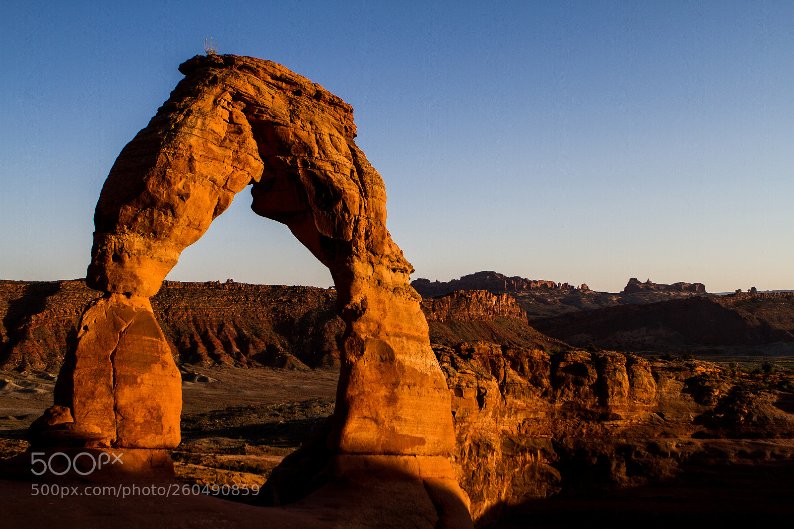 Canon EOS 7D sample photo. Delicate arch at sunset photography