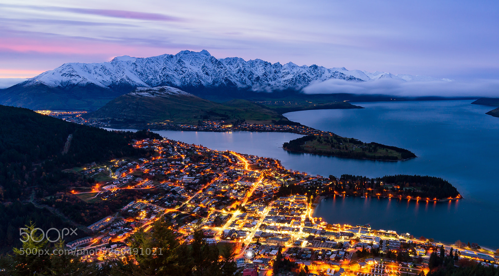 Nikon D610 sample photo. Queenstown dawn photography