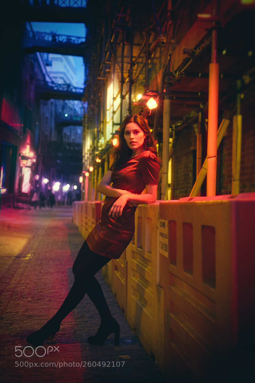 Nikon D600 sample photo. The red night photography