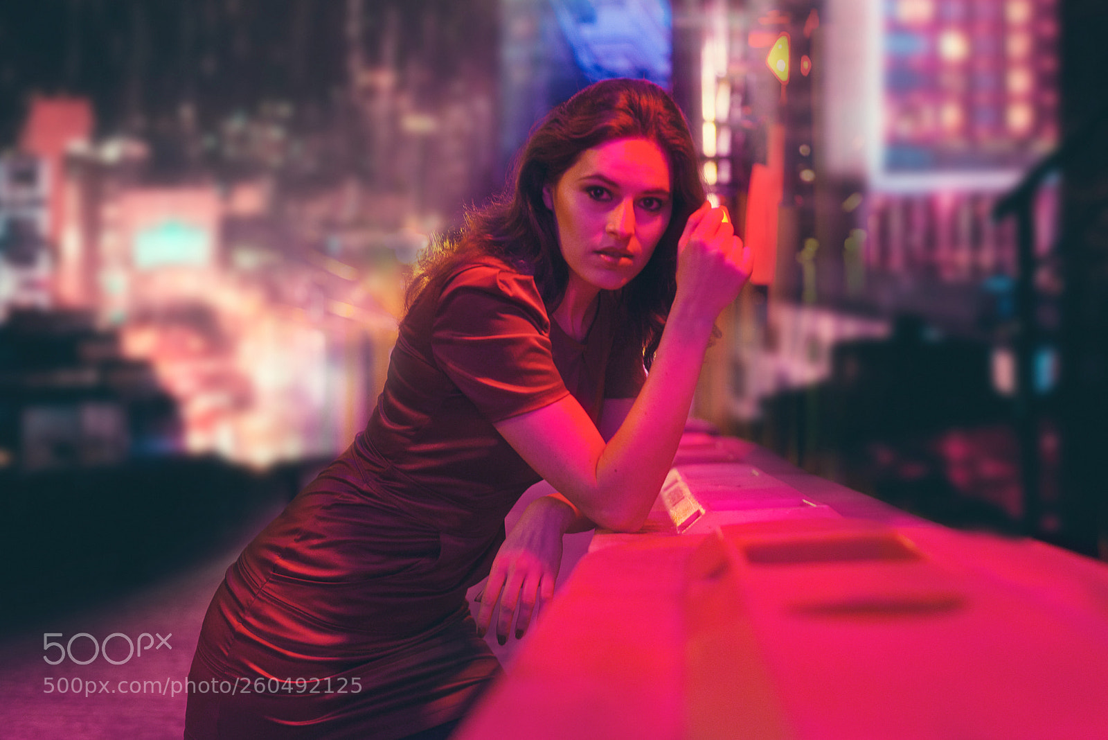 Nikon D600 sample photo. The red night photography