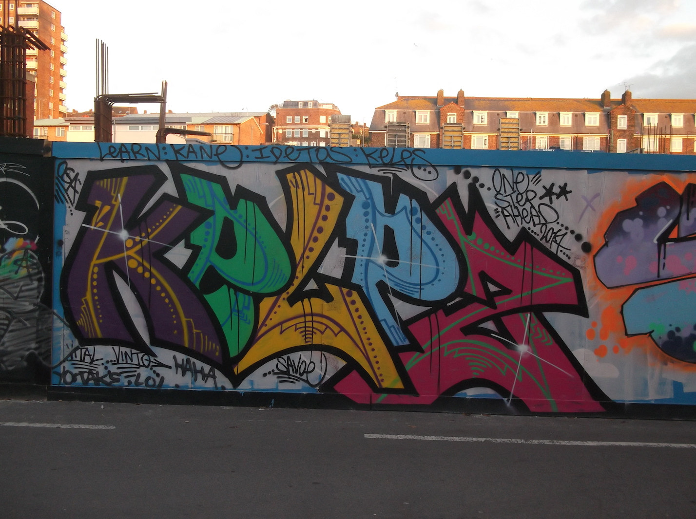 Fujifilm FinePix JV250 sample photo. Kelpz colour graffiti (old market brighton) photography