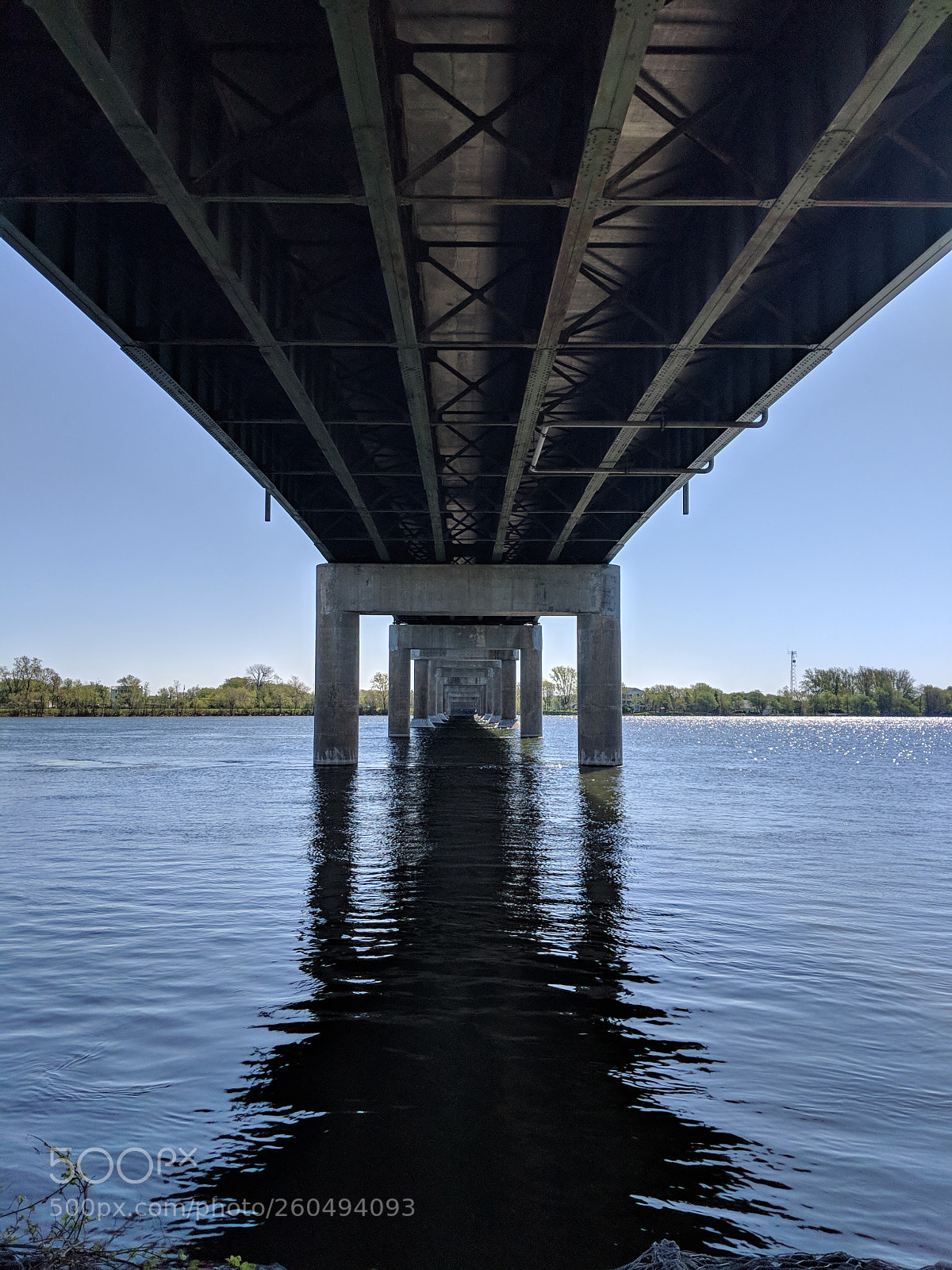 Google Pixel 2 sample photo. Under the bridge photography