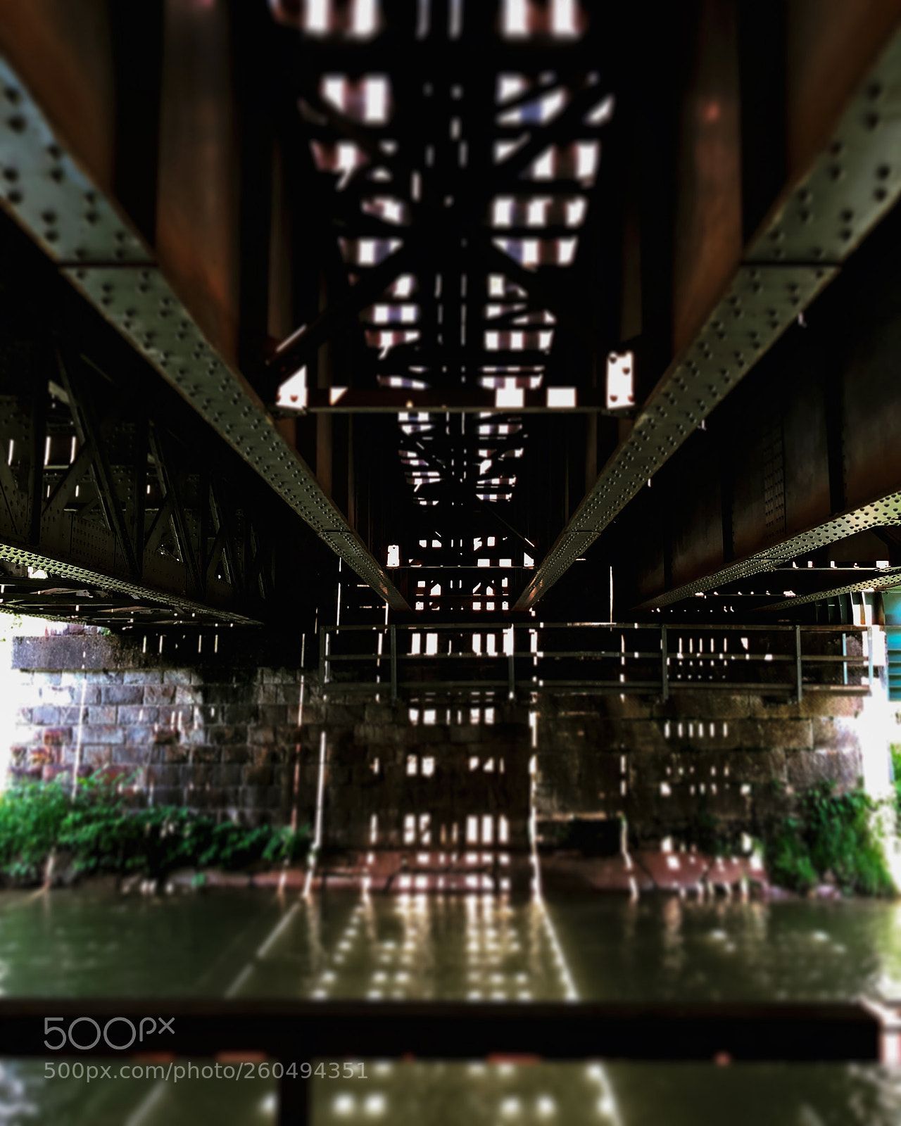 Apple iPhone 8 Plus sample photo. Train bridge photography