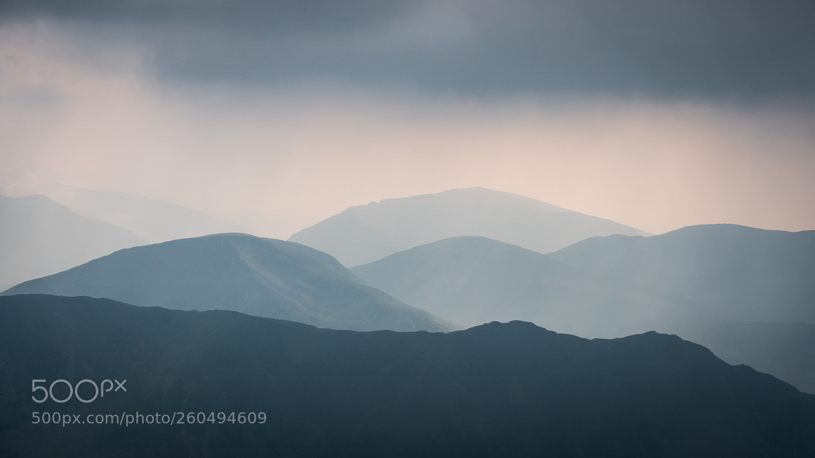 Sony a6300 sample photo. Hazy snowdonia view photography