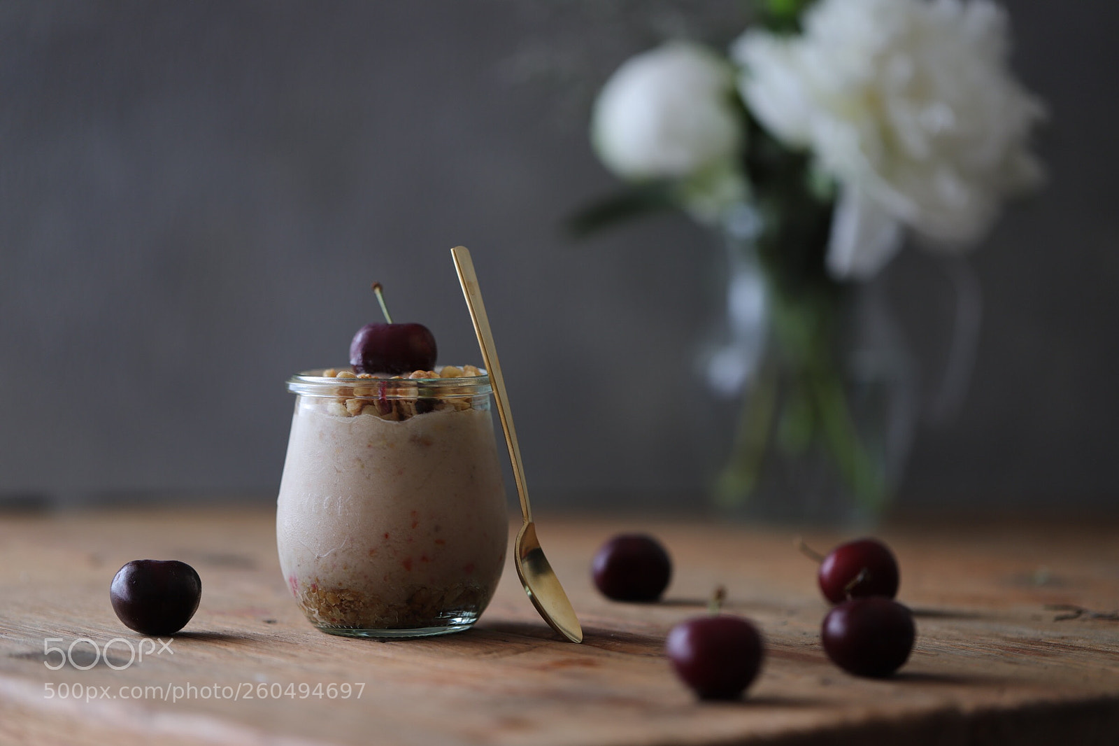 Canon EOS 6D Mark II sample photo. Cherry smoothie photography
