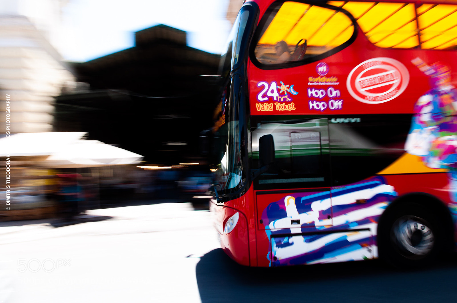Nikon D5000 sample photo. Panning in athens  photography