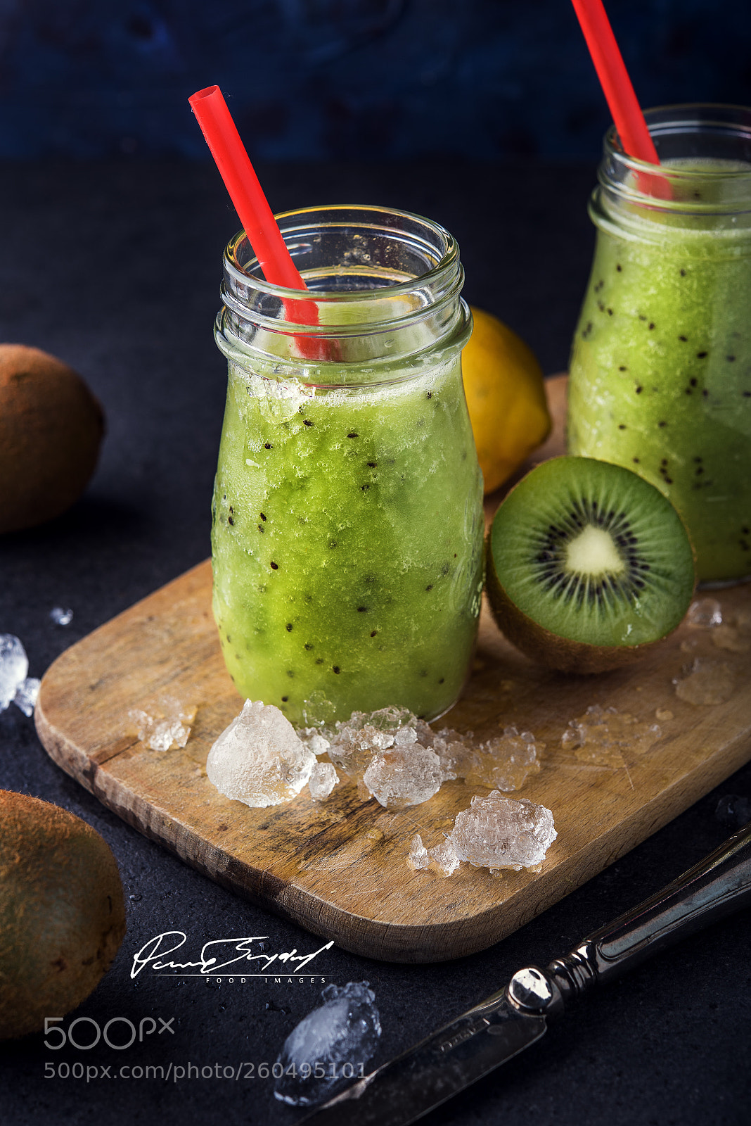 Nikon D750 sample photo. Kiwifruit smoothie photography
