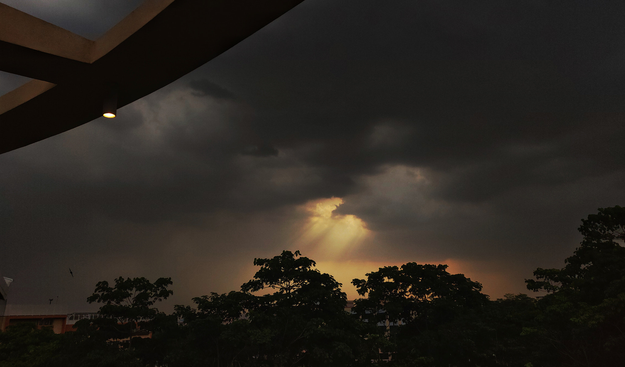 OnePlus A6000 sample photo. Rainy sky photography