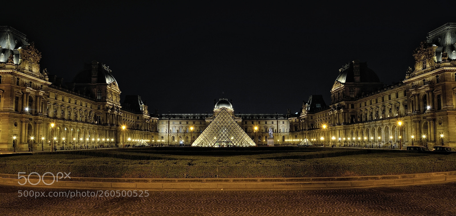 Nikon D700 sample photo. Louvre @ night photography