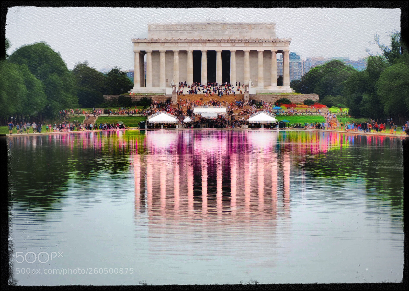 Olympus OM-D E-M10 II sample photo. The memorial reflection photography