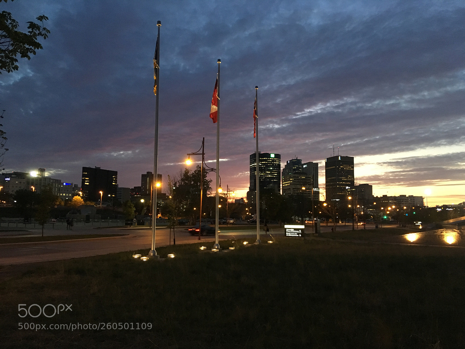 Apple iPhone SE sample photo. Winnipeg at night photography